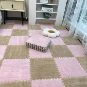 lot 4477 image: 50 Tiles Interlocking Puzzle Play Mat 12x12x0.4 EVA Foam