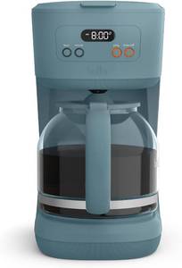 lot 4480 image: Bella 12 Cup Programmable Coffee Maker, Auto Shutoff, 900W, Surf