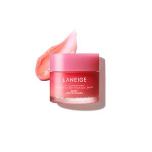 lot 56841 image: LANEIGE Lip Sleeping Mask, Berry Nourishing Overnight Lip Treatment with Vitamin C, Shea & Murumuru Butter for Hydrating Dry, Flaky Lips - Retail $24