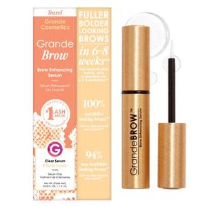 lot 56848 image: Grande Cosmetics GrandeBROW Brow Enhancing Serum for Fuller, Bolder, Looking Eyebrows - Brow Serum With Vitamins, Peptides, Antioxidants, Amino Acids, Cruelty Free - 8 Week Supply (1.5 mL) - Retail $34