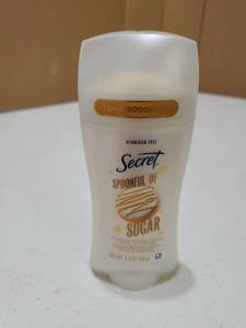 lot 56850 image: Secret Aluminum Free Deodorant Spoonful of Sugar Scent - Retail $3