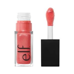 lot 56890 image: e.l.f. Glow Reviver Plumping Lip Oil, Tinted Lip Plumper For A High-Shine, Plump Finish, Infused With Jojoba Oil, Vegan & Cruelty-Free, Papayarazzi - Retail $9