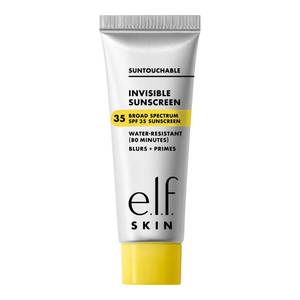 lot 56916 image: e.l.f. SKIN Suntouchable Invisible SPF 35 Mini, Lightweight, Gel-based Sunscreen For A Smooth Complexion, Doubles As A Makeup Primer, Vegan & Cruelty-Free - Retail $6