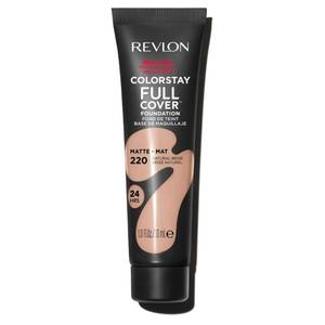 lot 56929 image: Revlon Liquid Foundation, ColorStay Face Makeup for Normal and Dry Skin, Longwear Full Coverage with Matte Finish, Oil Free, Natural Beige, 1.0 Fl Oz - Retail $12