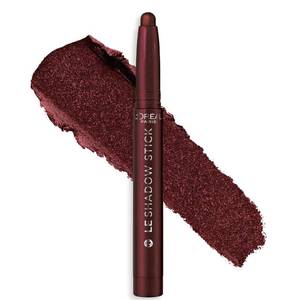 lot 56938 image: LOreal Paris Makeup Le Shadow Stick Eyeshadow, Blendable, Smudge-Resistant, Smokey Cream Eyeshadow, 125 Starry Bordeaux - Retail $10