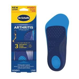 lot 56956 image: Dr. Scholls Arthritis Support Insoles, Women, 1 Pair - Retail $14