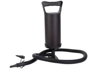 lot 57021 image: Power Pumps 12-inch Two-Way Manual Air Pump, Portable Push-Pull Inflator Kayak Airbed Boat Balloon Inflation Tool Pump Accessories - Retail $15