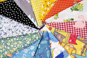 lot 57038 image: 10x10 Cotton Fabric Squares Layer Cake Unique Prints for Quilting DIY, Count Unknown. - Retail $25