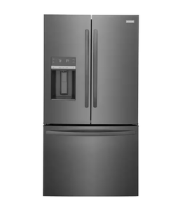 Black Stainless Steel French Door Refrigerator with Water Dispenser - Retail: $3,000
