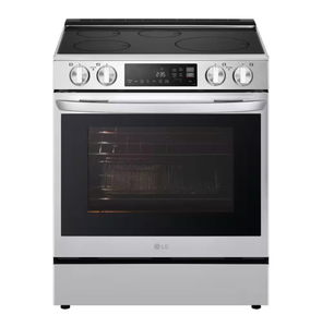 lot 5 image: LG Slide-In Electric Range with Convection Oven - Retail $2,600