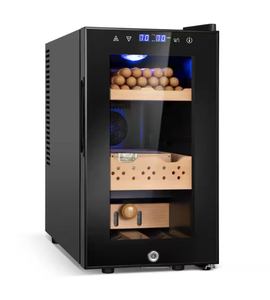 lot 6 image: 25L Digital Cigar Humidor Cabinet with Temperature Control - Retail $250