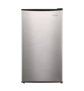 lot 14 image: VISSANI Compact Refrigerator Stainless Steel - Retail $250