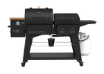Pit Boss Combo Grill, Charleston Pellet Grill and Gas Griddle, Onyx Series - Retail: $1,000