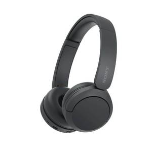 lot 16975 image: Sony WH-CH520 Wireless Headphones Bluetooth On-Ear Headset with Microphone and up to 50 Hours Battery Life with Quick Charging, Black - Retail $37