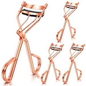 lot 29515 image: Arroyner 4Pcs Eyelash Curlers with Comb, Rose Gold Beauty Eyelashes Curlers with Built in Comb, Lash Curler Makeup Tool for Women and Girls - Retail $10