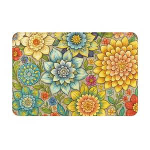 lot 29517 image: Cute Flower Outdoor Welcome Mat 16x24 Inches Entry Mat Front Door Mat Outdoor Entrance Durable Non-Slip Design Ideal for Home, Patio, Garden, and Entryway D�cor - Retail $18