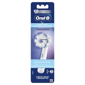lot 29570 image: Oral-B Gum Care Replacement Brush Heads for an Oral-B Electric Toothbrush, Pack of 3 - Retail $28