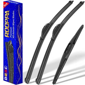 lot 29575 image: 3 wipers Replacement for 2012-2018 Subaru Forester2015-2019 Subaru Outback, Windshield Wiper Blades Original Equipment Replacement - 261714 (Set of 3) UJ HOOK - Retail $19
