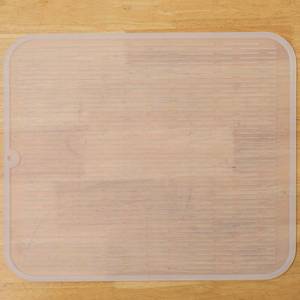 lot 31491 image: MicoYang Silicone Dish Drying Mat for Multiple Usage,Easy clean,Eco-friendly,Heat-resistant Silicone Mat for Kitchen Counter or Sink,Refrigerator or Drawer Liner Translucent 2XL 24 inches x 18 inches - Retail $25