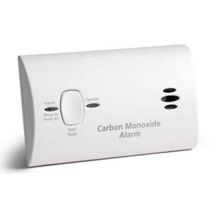 lot 32417 image: Kidde Carbon Monoxide Detector, AA Battery Powered, Portable for Travel or Home, 85 dB Alarm, LED Status Indicators, 3rd Edition - Retail $24