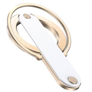 lot 32428 image: GripMate 2nd Gen for Magsafe Phone Grip for iPhone - Strong Dual-Sided Magnetic Phone Ring Holder - Detachable, Comfortable Finger Loop Stand for iPhone 17 Pro Max 16 15141312 Series (Gold) - Retail $20