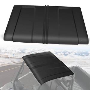 lot 49016 image: CPOWACE Sport Roof Top Compatible with 2016-2025 Polaris Ranger 570 Full Size Accessories 2-piece Combination Hard Roof Top Sun Visor Cover - Retail $150