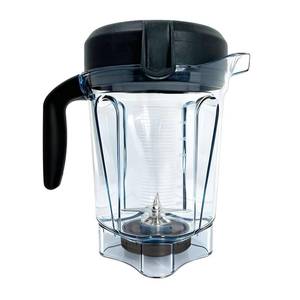 lot 49017 image: Blender Pitcher 64 oz Low-Profile Clear, Replacement Container for 5300, 6500,750,7500, 5200, 6000, 6300,VM0102, VM0103, VM0197, GPropelProfessional Series etc., 2-year warranty - Retail $55