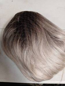 lot 49103 image: Human Hair Lace Front Wig Blonde Ombre - Retail $80