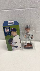 lot 30115 image: Joe Nathan Minnesota Twins Hall of Fame Bobblehead Class of 2019 - Retail $15