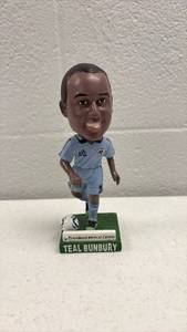 lot 30116 image: Teal Bunbury MLS Soccer Player Bobblehead - Retail $15