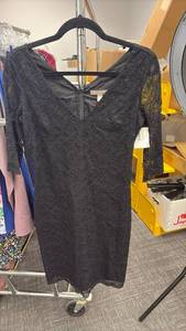 lot 60784 image: Banana Republic Black Lace Bodycon Dress - Retail $25