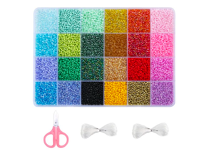 lot 2720 image: Jewelry Making Bead Kit with Storage Case