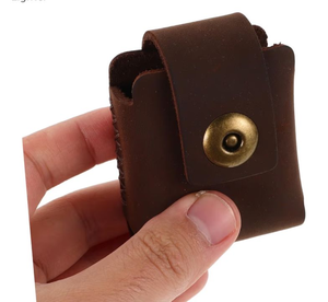 lot 2724 image: EBSEM Handmade Leather Lighter Case