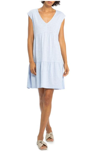 lot 2758 image: One and Only Tee V-Neck Tiered Dress - Large