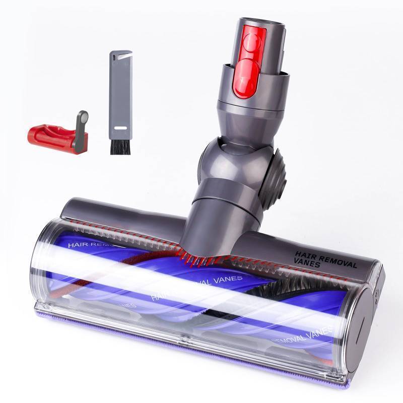 lot 36237 image: Quick-Release Replacement Vacuum Head Compatible with Dyson V7,V8, V10,V11,V15 Cordless Vacuum Cleaners, Upgrade Anti-Tangle Replacement Head for Carpets Rugs - Retail $46