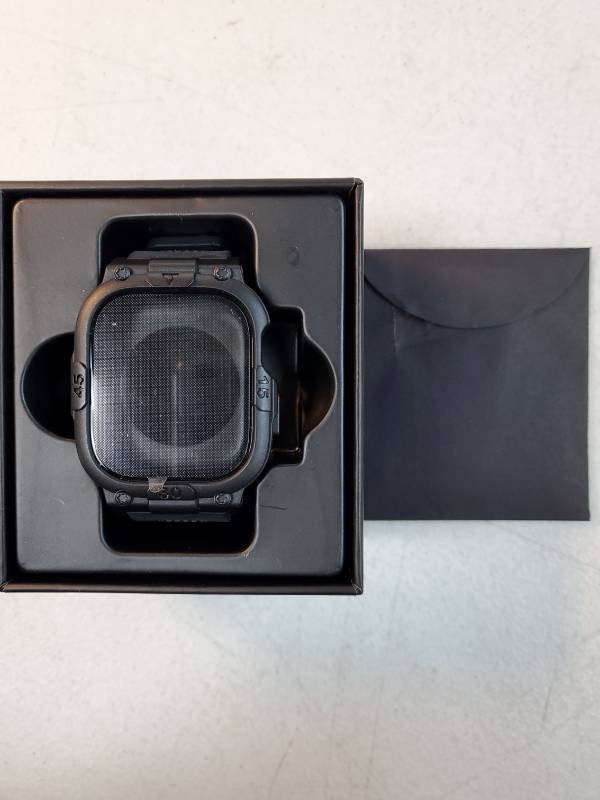 lot 26889 image: 3 in 1 Waterproof Case with Band for Apple Watch with Built-in Tempered Glass Screen Protector 42mm, 360° Shockproof Bumper Face Cover with Band for Apple Watch Series 11 Series 10, 42mm - Retail $19