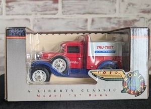 lot 652 image: Liberty Classics Ford Model A Pickup Truck Tru-Test Die-Cast Metal Bank