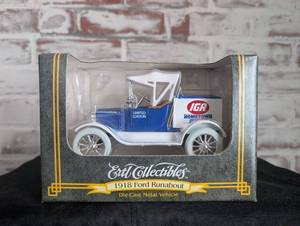 lot 700 image: Ertl Collectibles 1918 Ford Runabout Die-Cast Metal Vehicle IGA Limited Edition