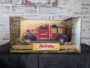 lot 701 image: TrueValue 1937 Chevy Pickup Truck Die Cast Collectors Bank