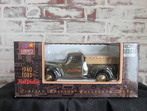 lot 709 image: 1940 Ford Pickup True Value Liberty Classics Die Cast Coin Bank