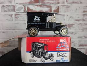 lot 719 image: Big A Auto Parts Ford 1917 Model T Delivery Truck Collector Bank
