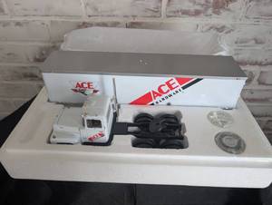 lot 808 image: Ace Hardware Mack R-Model Tractor and 35 Tandem Axle Trailer Die-Cast Collectible Truck