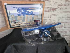 True Value Lockheed 1929 Air Express Die-Cast Metal Coin Bank
