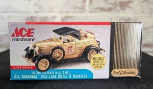lot 1112 image: Ace Hardware 1930 Ford Model A Roadster Die Cast Car