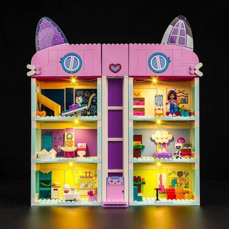 lot 26315 image: Led Light Kit Compatible with Lego Gabbys Dollhouse Building Set, Lights Decoration Compatible with Lego 10788 (Model Not Included) - Retail $30