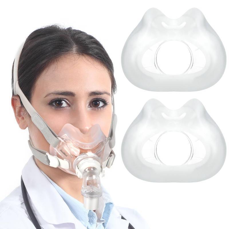 lot 26316 image: AirFit F30 Replacement Mask Cushion Medium - 2 Packs Optimized Comfort & Secure Seal Cushions Compatible with Original Frame, Masks Accessories Replacement Supplies(M) - Retail $36