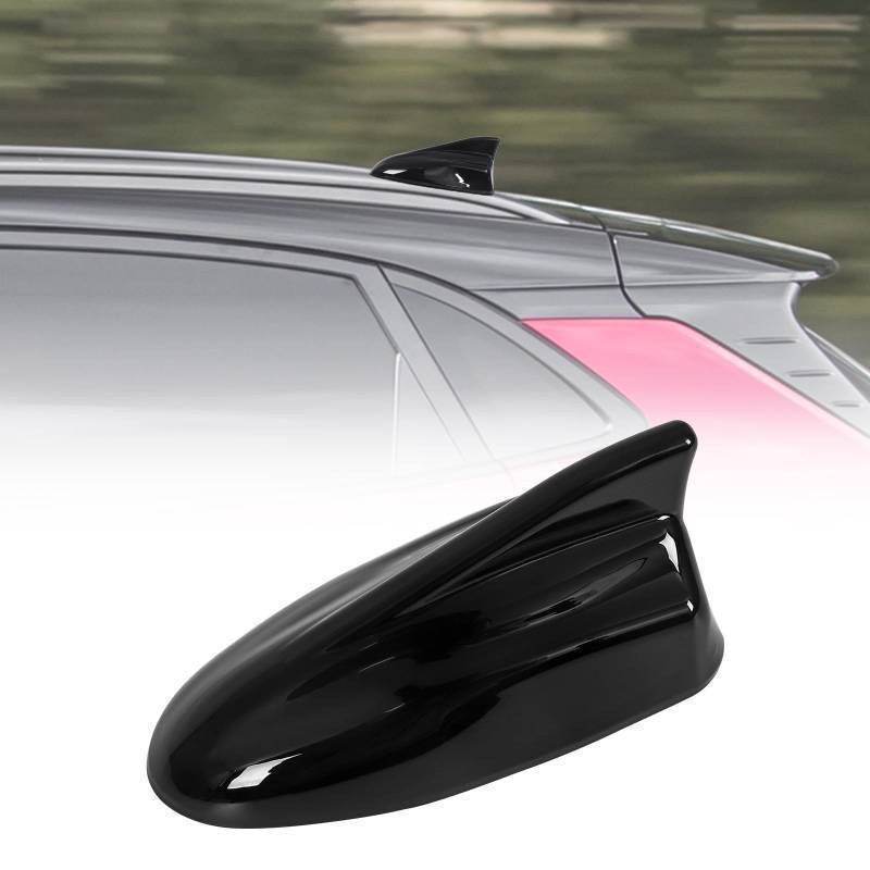 lot 26469 image: Shark Fin Antenna Cover, Car Roof Antenna Caps Compatible with Hyundai Kona 2018 2019 2020 2021 2022 2023,for Kia Sorento 2019-2020,96210-J9300,Antenna Topper Cover with Chip, Glossy Black - Retail $40