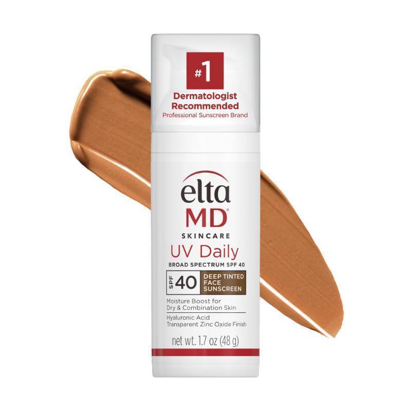 lot 26515 image: UV Daily Deep Tinted SPF 40 Face Sunscreen Moisturizer with Zinc Oxide, Tinted Daily Face Moisturizer with SPF, Sunscreen for Dry Skin,1.7 oz Pump - Retail $43