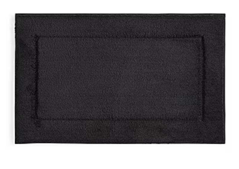 lot 56722 image: Liz Claiborne Signature Ultra Plus Bath Rug 24x60 inch. BLACK - Retail $120