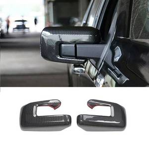 lot 72380 image: Auto Accessories Fit for Ford F150 2023 2022 2021 Exterior Rear Side View Mirror Cover Trim (Carbon Fiber) ABS 2 PCS - Retail $56